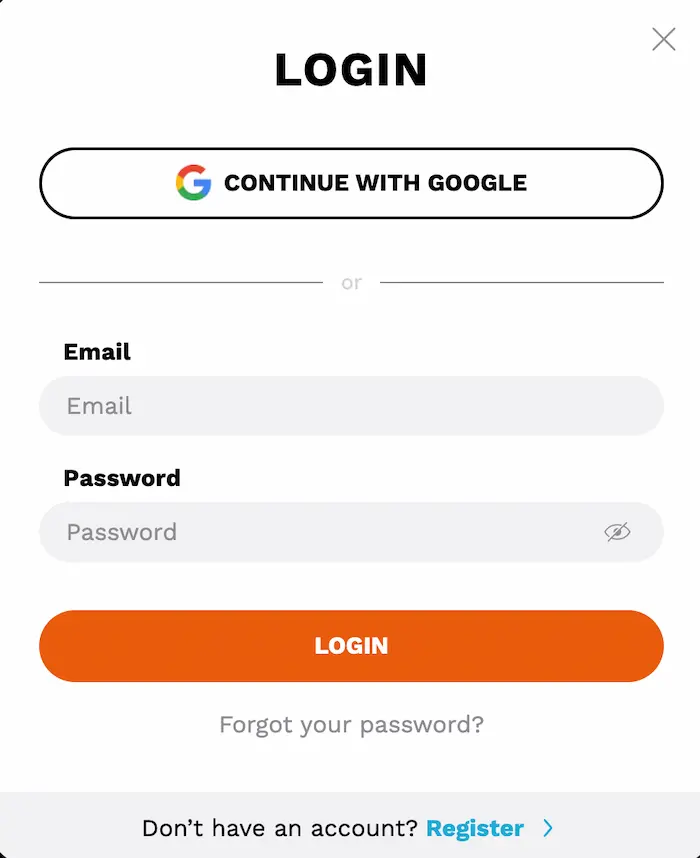 LevelUp Casino CA login